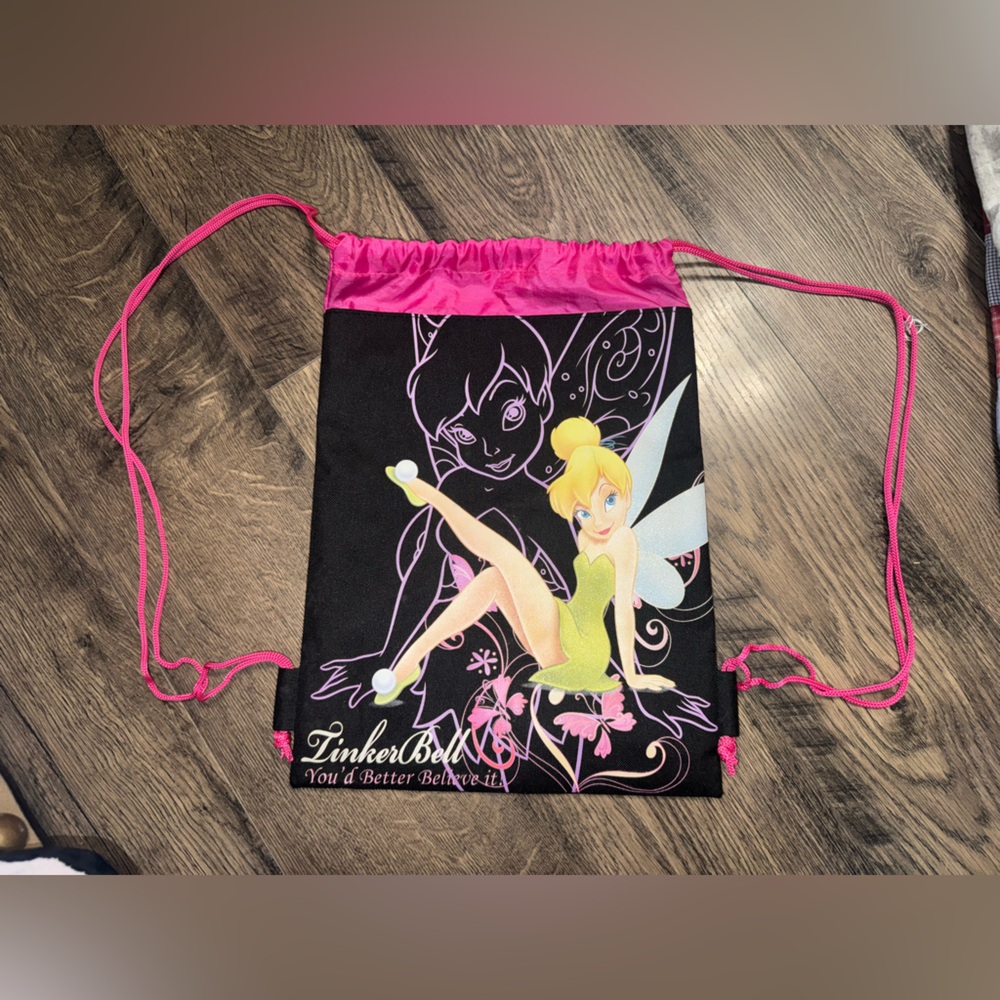 Tinkerbell Disney Vintage string back pack